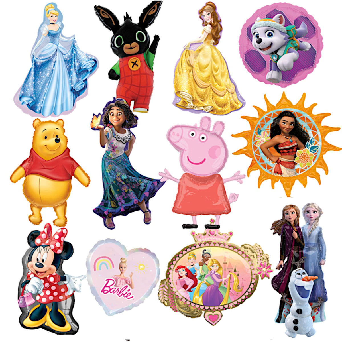 Helium & Air Filled Girl's Balloons Page 2 Party Supplies Manchester