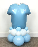 COLLECTION ONLY - Blue & White Personalised Football T-Shirt Tower