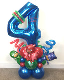 COLLECTION ONLY - Personalised Blue Number Tower