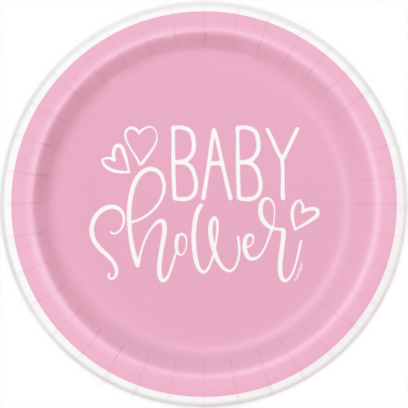 Pink Hearts Baby Shower