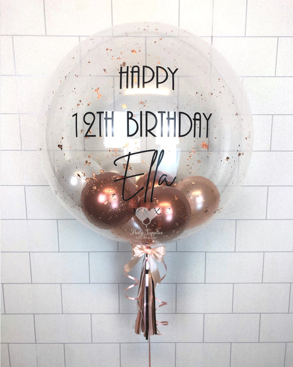 Personalised Clear Bubble Balloons