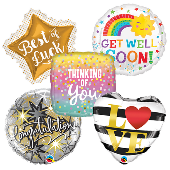 Helium Filled Special Message Balloons