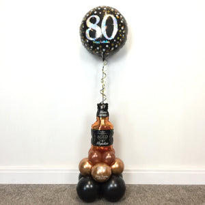 COLLECTION ONLY - AGED TO PERFECTION WHISKY BOTTLE - Table Tower - Standard Foil Balloon