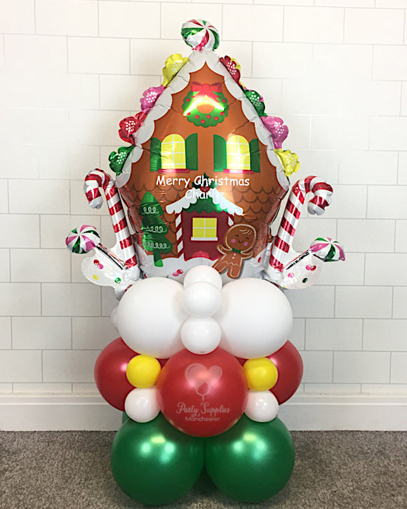COLLECTION ONLY - Personalised Gingerbread House Super Shape Tower