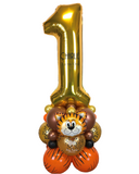 COLLECTION ONLY - TIGER Gold Single Number Tower Personalised with a Name