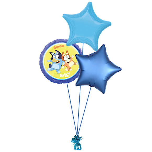 COLLECTION ONLY - Bluey & Bingo 3 Foil Balloon Bouquet