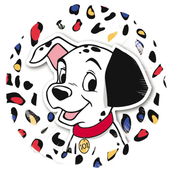 COLLECTION ONLY -  1 Dalmatians Licensed Standard Foil Balloon Filled with Helium & Dressed with Ribbon & Weight