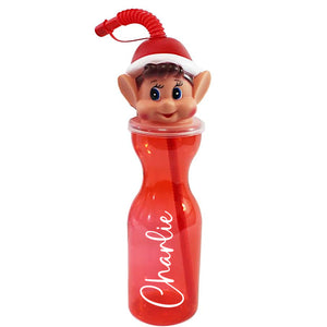 COLLECTION ONLY - Personalised Elf Drinks Bottle