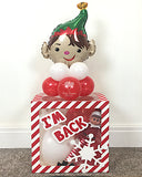 COLLECTION ONLY -  NO ELF CUSTOMER TO PROVIDE ELF - I'm Back Box topped with Elf Head