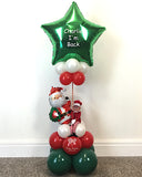 COLLECTION ONLY - NO ELF CUSTOMER TO PROVIDE ELF - Santa Topped with a Personalised Green Star