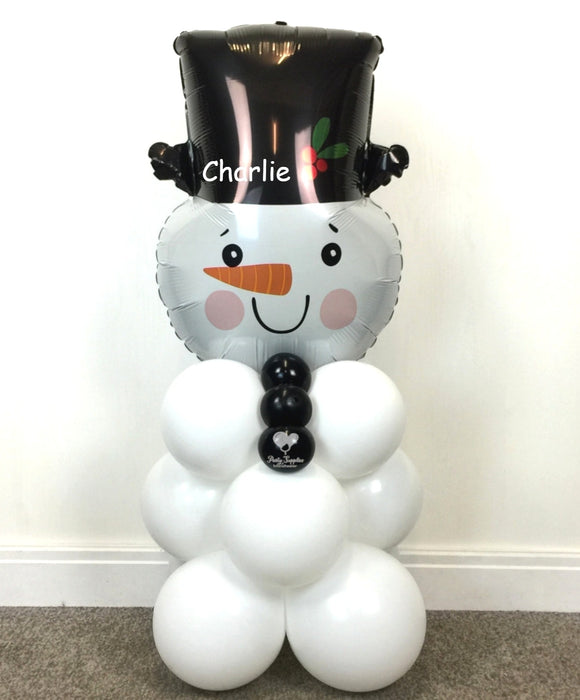 COLLECTION ONLY - Personalised Snowman Super Shape Tower
