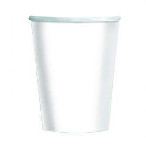 Frosty White Paper Cup (8/Pk)