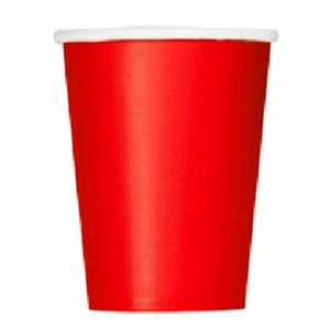 Apple Red Paper Cup (8/Pk)