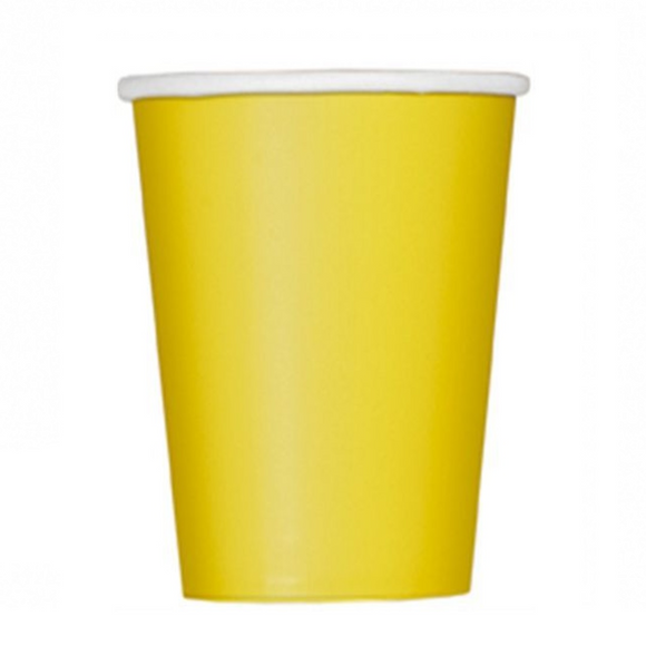 Sunshine Yellow Paper Cup (8/Pk)