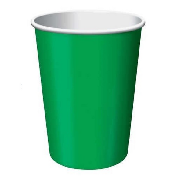 Festive Green Paper Cup (8/Pk)