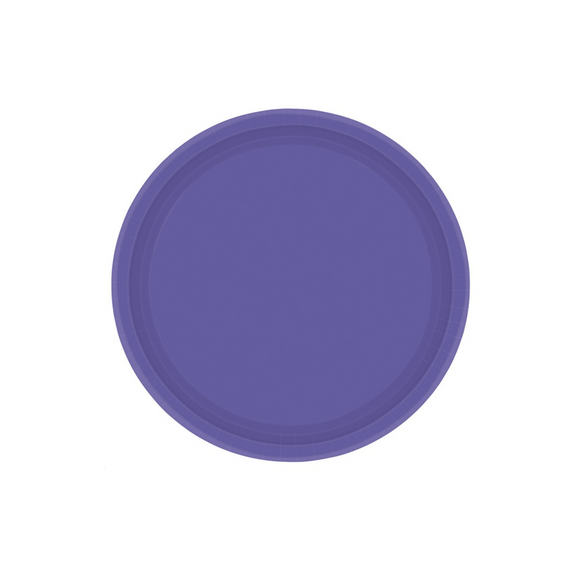 Purple paper discount plates