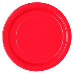 Apple Red 22.8 cm Paper Plate (8/Pk)