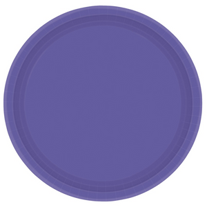 Purple 22.8 cm Paper Plate (8/Pk)