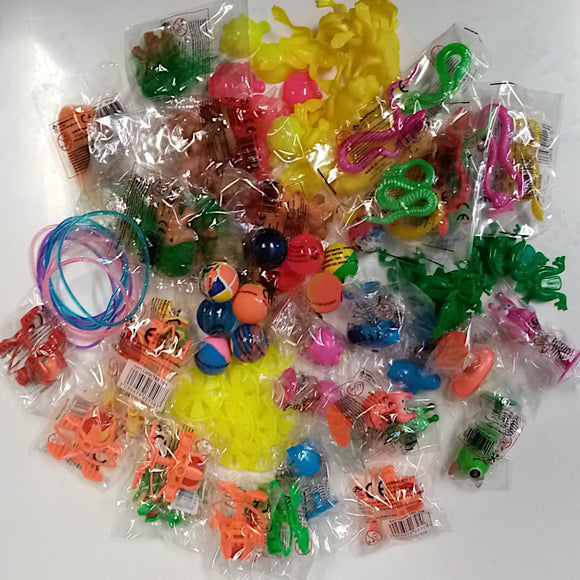 100 Mixed Party Bag Toys - A