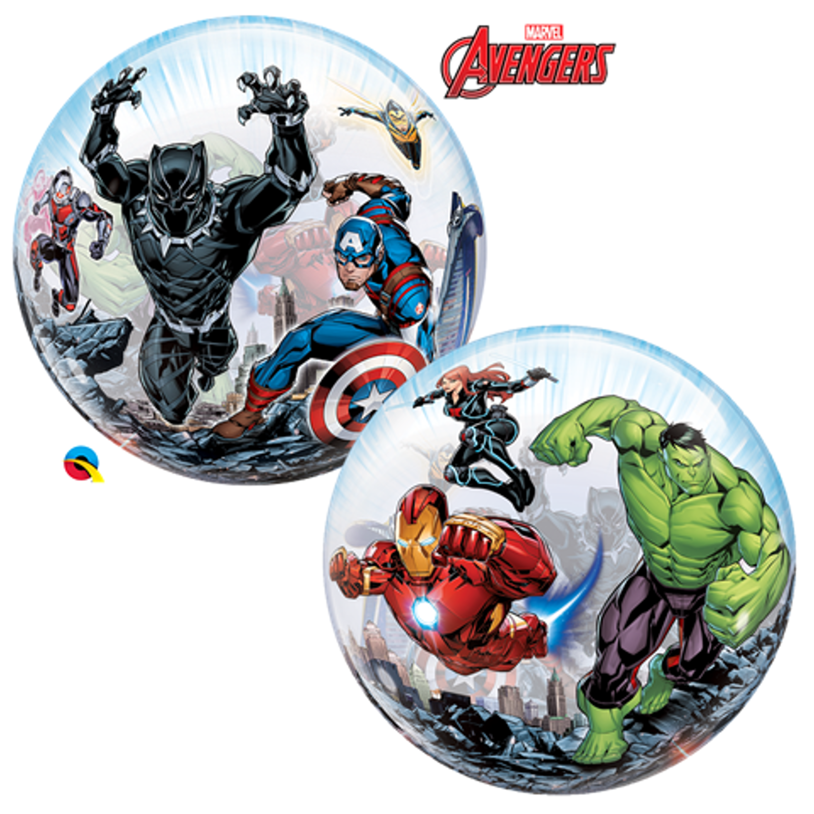 COLLECTION ONLY - 1 Marvel Avengers Bubble Balloon 22 Filled with Hel –  Party Supplies Manchester