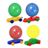 Bulk Buy Full Box of 24 Balloon Race Cars