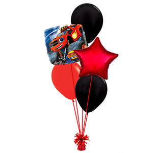 COLLECTION ONLY - Blaze 2 Foil & 3 Latex Balloon Bouquet