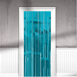 1 Caribbean Blue Door Curtain 91 cm W x 2.4 Meters H