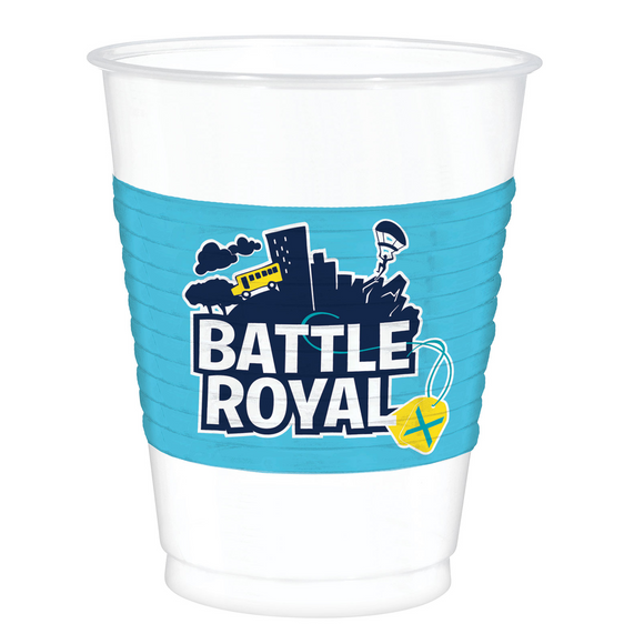 8 Battle Royal Plastic Cups 473ml