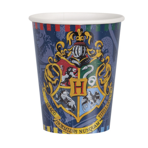 8 Harry Potter Paper Cups 270ml