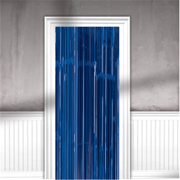 Royal Blue Door Curtain 91 cm W x 2.4 Meters H