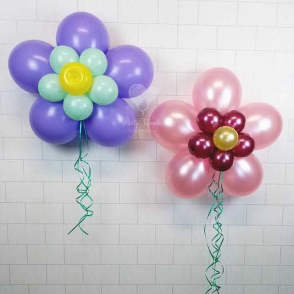 COLLECTION ONLY - 2 Bespoke Air-Filled Balloon Flowers