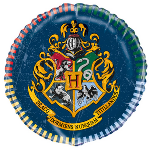 COLLECTION ONLY - 1 Harry Potter Themed Licensed Standard Foil Balloon Filled with Helium & Dressed with Ribbon & Weight