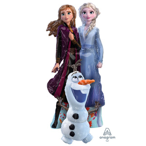 COLLECTION ONLY - Inflated Frozen II Elsa Anna & Olaf Air-Walker