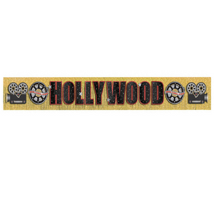 Hollywood Party Banner 3 Meters Long