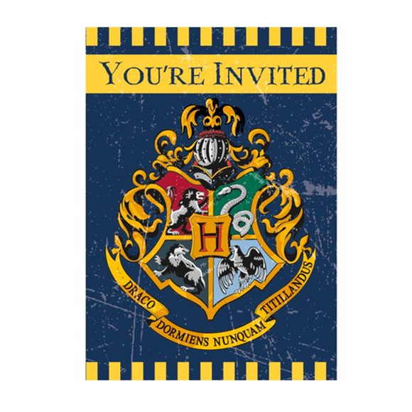 8 Harry Potter Invites