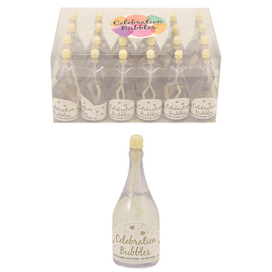 Case of 24 Ivory Champagne Bottle Bubbles