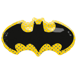 COLLECTION ONLY - 1 Batman Super Shape 30" Filled with Helium & Dressed with Ribbon & Weight