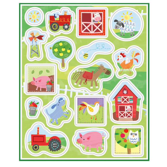 68 On The Farm Farmyard Themed Stickers