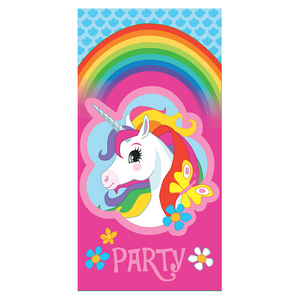 8 Rainbow Unicorn Invitations & Envelopes