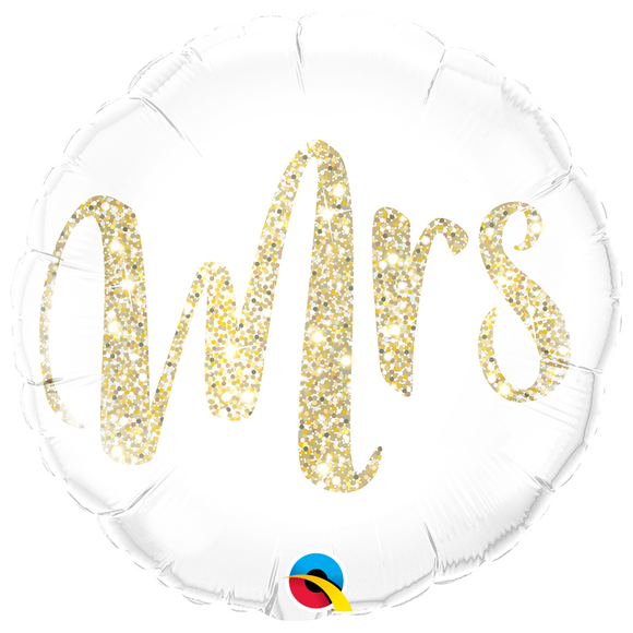 COLLECTION ONLY - 1 Mrs Foil Balloon 18