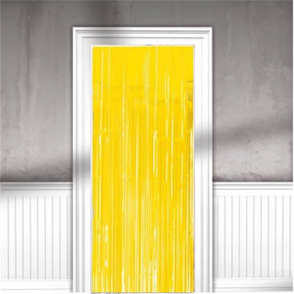 1 Sunshine Yellow Door Curtain 91 cm W x 2.4 Meters H