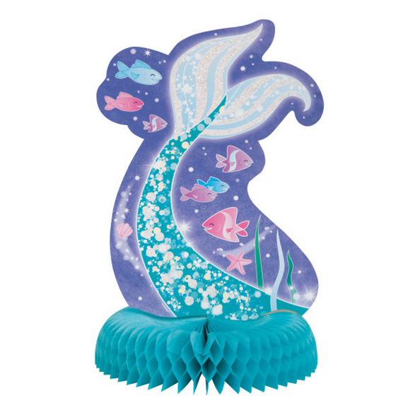 Mermaid Tail Honeycomb Centrepiece