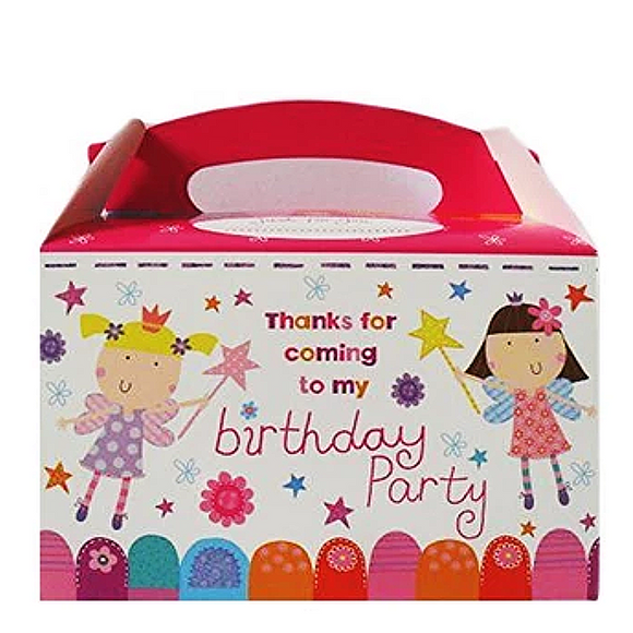 6 Children's Party Food Box Fairy Design