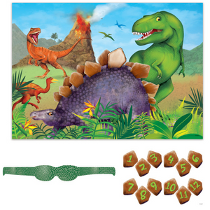Pin the Boney Plate on the Dinosaur Game for 14