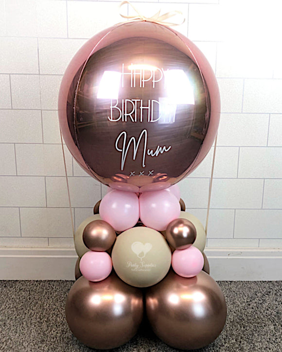 COLLECTION ONLY - 1 Rose Gold Money Balloon - Customer to Supply Money