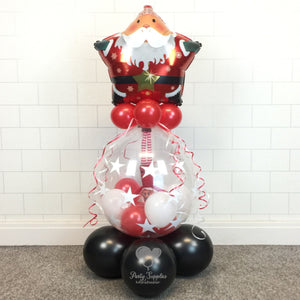 COLLECTION ONLY - Gift Balloon Topped with a Santa Star