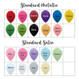 COLLECTION ONLY - 3 Balloon Cluster - 1 Standard & 2 Chrome - COLOURS TO BE ADVISED BY CUSTOMER