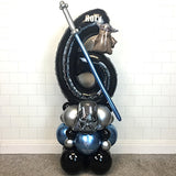 COLLECTION ONLY - Black Number Tower Personalised with a Name